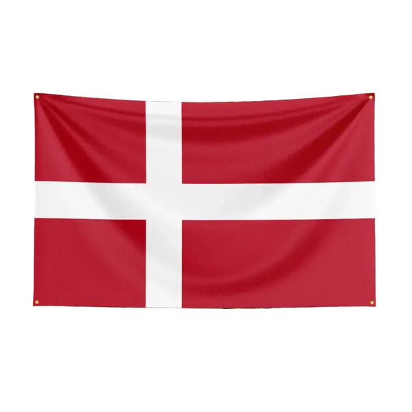 Denmark Flag - 90x150cm(3x5ft) - 60x90cm(2x3ft) - 120x180cm(4x6ft) - 150x240cm(5x8ft)