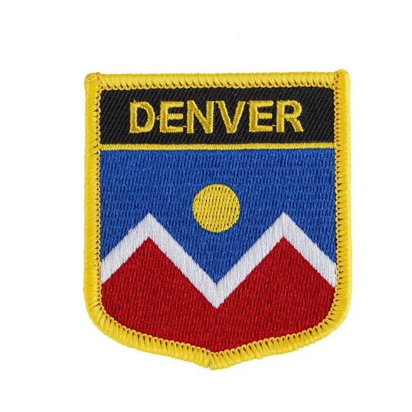 Denver Flag Patch - Sew On/Iron On Patch