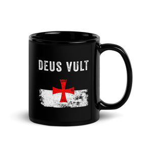 Deus Vult Knights Templar Flag Mug
