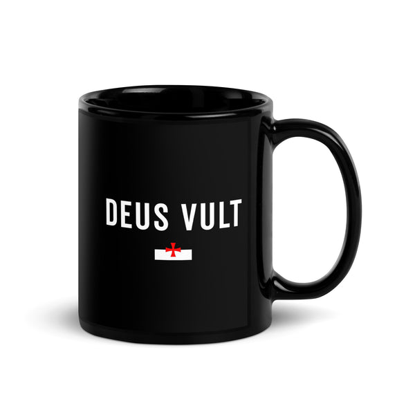 Deus Vult Knights Templar Flag Mug