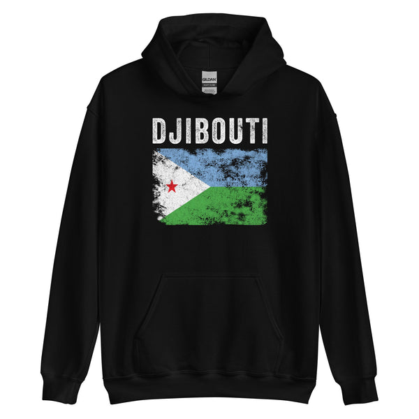 Djibouti Flag Distressed Djiboutian Flag Hoodie