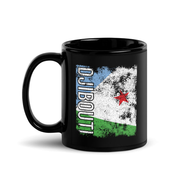Djibouti Flag - Distressed Flag Mug
