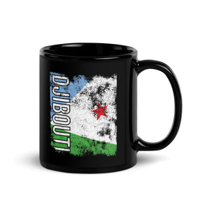 Djibouti Flag - Distressed Flag Mug