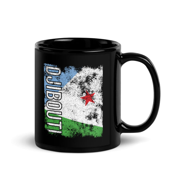 Djibouti Flag - Distressed Flag Mug