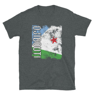 Djibouti Flag Distressed T-Shirt