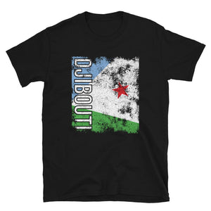 Djibouti Flag Distressed T-Shirt