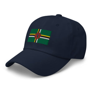 Dominica Flag Cap - Adjustable Embroidered Dad Hat