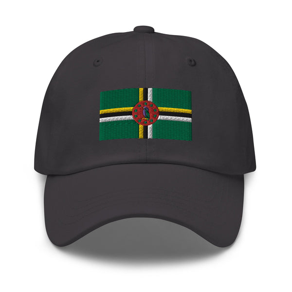 Dominica Flag Cap - Adjustable Embroidered Dad Hat