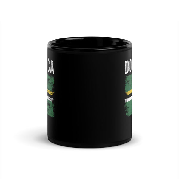 Dominica Flag Distressed Dominican Flag Mug