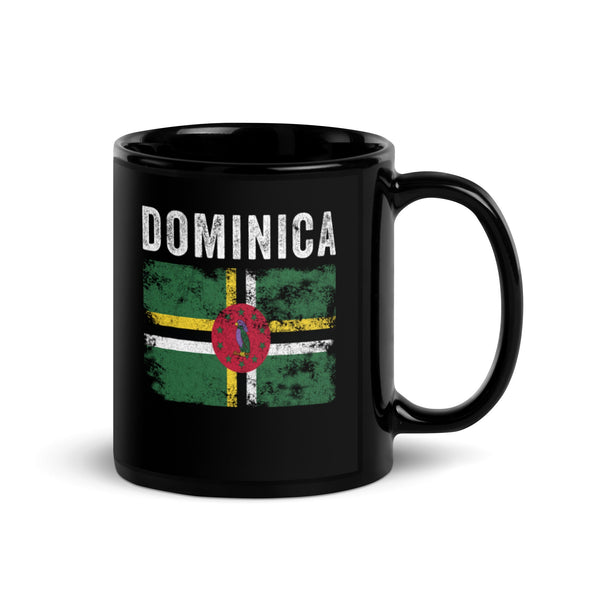 Dominica Flag Distressed Dominican Flag Mug