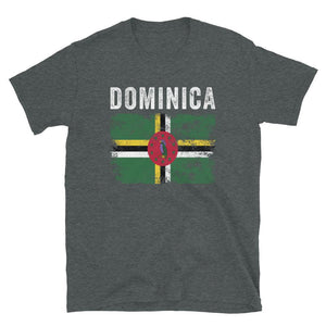 Dominica Flag Distressed Dominican Flag T-Shirt