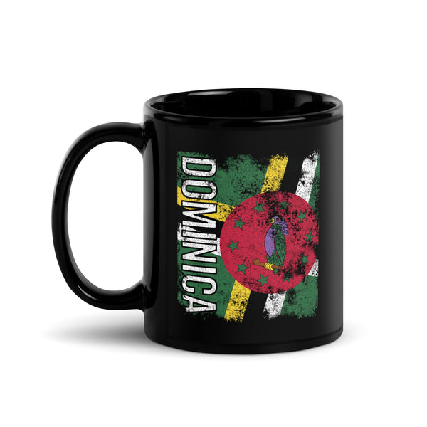 Dominica Flag - Distressed Flag Mug