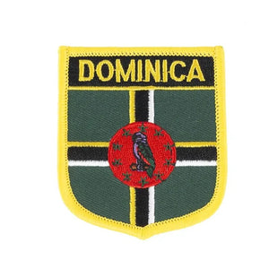 Dominica Flag Patch - Sew On/Iron On Patch