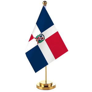 Dominican Republic Desk Flag - Small Office Table Flag