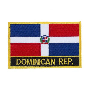 Dominican Republic Flag Patch - Sew On/Iron On Patch