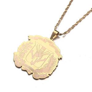 Dominican Republic Pendant Necklace