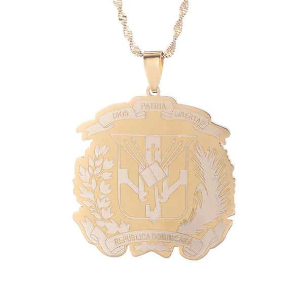 Dominican Republic Pendant Necklace