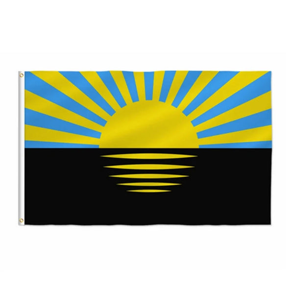 Donetsk Oblast Flag - 90x150cm(3x5ft) - 60x90cm(2x3ft)