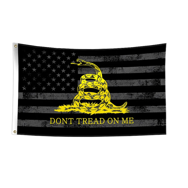 Don't Tread On Me Flags - 90x150cm(3x5ft) - American Gadsden Flags