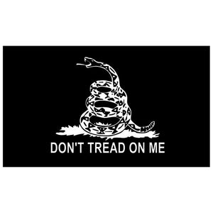 Dont Tread on Me Flag Collection - 90x150cm(3x5ft) - 60x90cm(2x3ft)