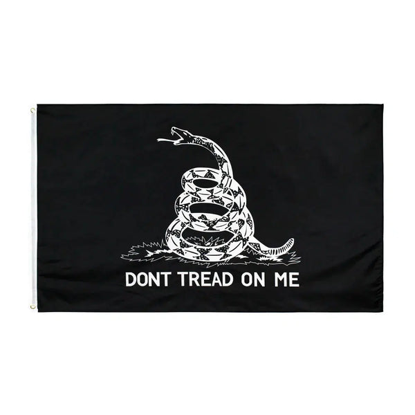 Dont Tread on Me Flag Collection - 90x150cm(3x5ft) - 60x90cm(2x3ft)