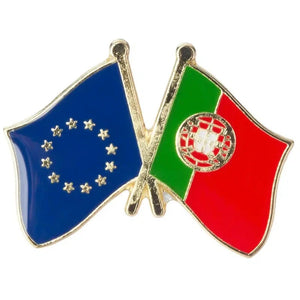 EU Portugal Flag Lapel Pin - Enamel Pin Flag