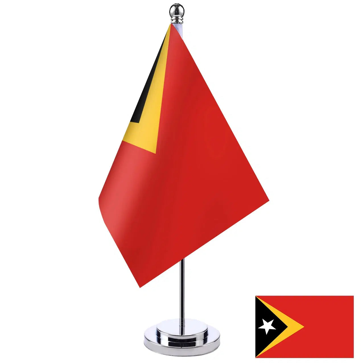 East Timor Desk Flag - Small Office Table Flag