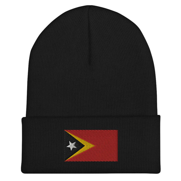 East Timor Flag Beanie - Embroidered Winter Hat