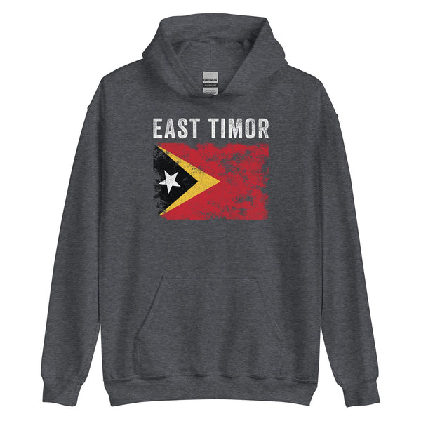 East Timor Flag Distressed Timorese Flag Hoodie