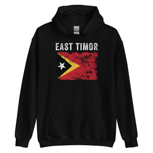 East Timor Flag Distressed Timorese Flag Hoodie