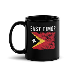 East Timor Flag Distressed Timorese Flag Mug