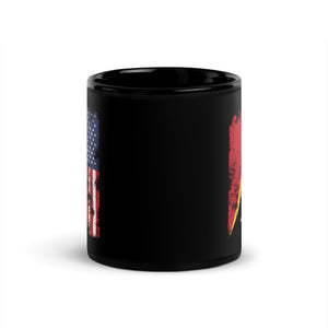 East Timor USA Flag - Half American Mug