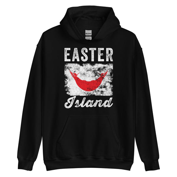 Easter Island Flag Vintage Rapa Nui Flag Hoodie