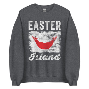 Easter Island Flag Vintage Rapa Nui Flag Sweatshirt