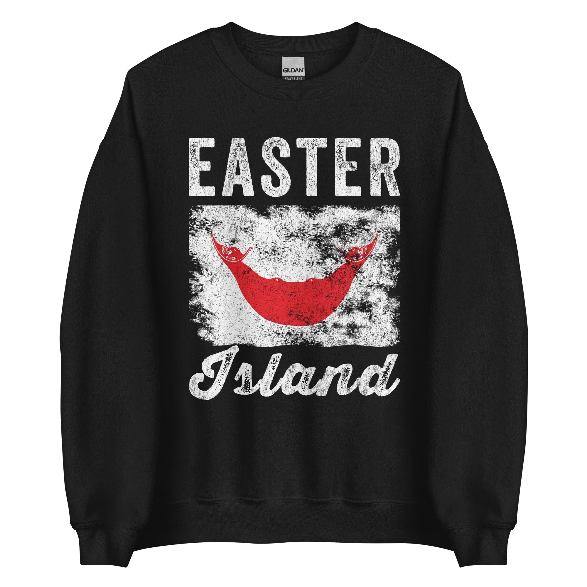 Easter Island Flag Vintage Rapa Nui Flag Sweatshirt