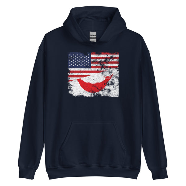 Easter Island USA Flag Hoodie