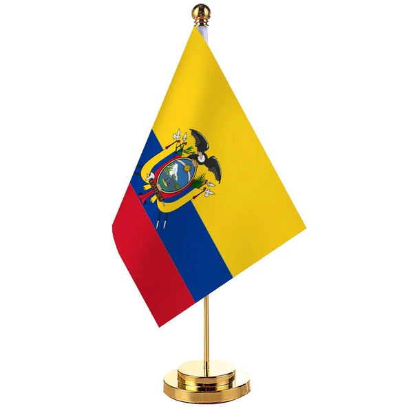 Ecuador Desk Flag - Small Office Table Flag