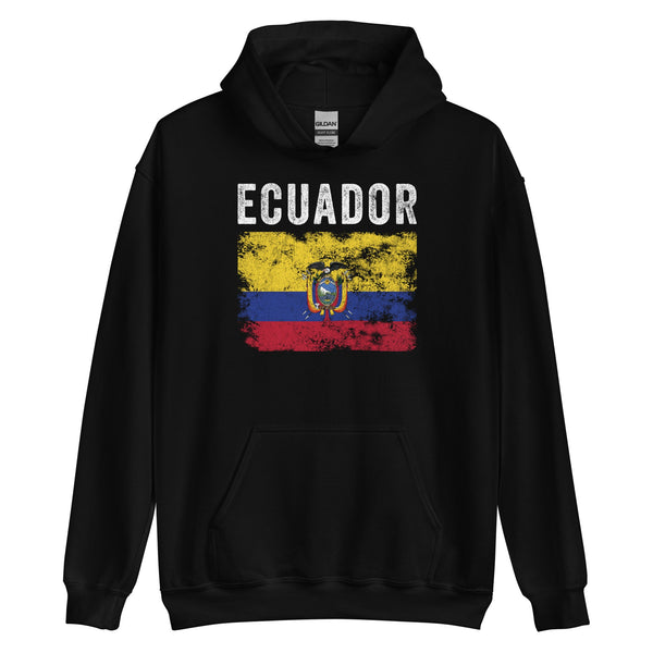 Ecuador Flag Distressed Ecuadorian Flag Hoodie