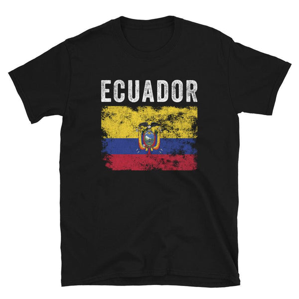 Ecuador Flag Distressed Ecuadorian Flag T-Shirt