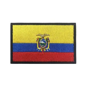 Ecuador Flag Patch - Iron On/Hook & Loop Patch