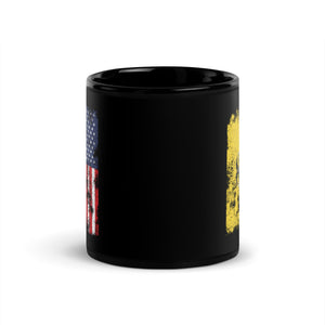 Ecuador USA Flag - Half American Mug