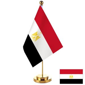 Egypt Desk Flag - Small Office Table Flag