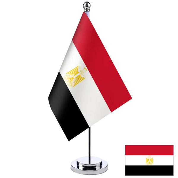 Egypt Desk Flag - Small Office Table Flag