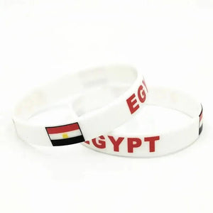 Egypt Flag Bracelet - Silicone Wristband