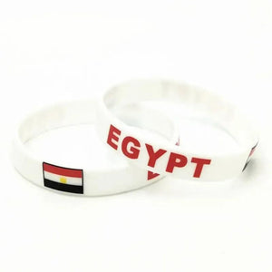Egypt Flag Bracelet - Silicone Wristband