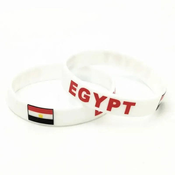Egypt Flag Bracelet - Silicone Wristband
