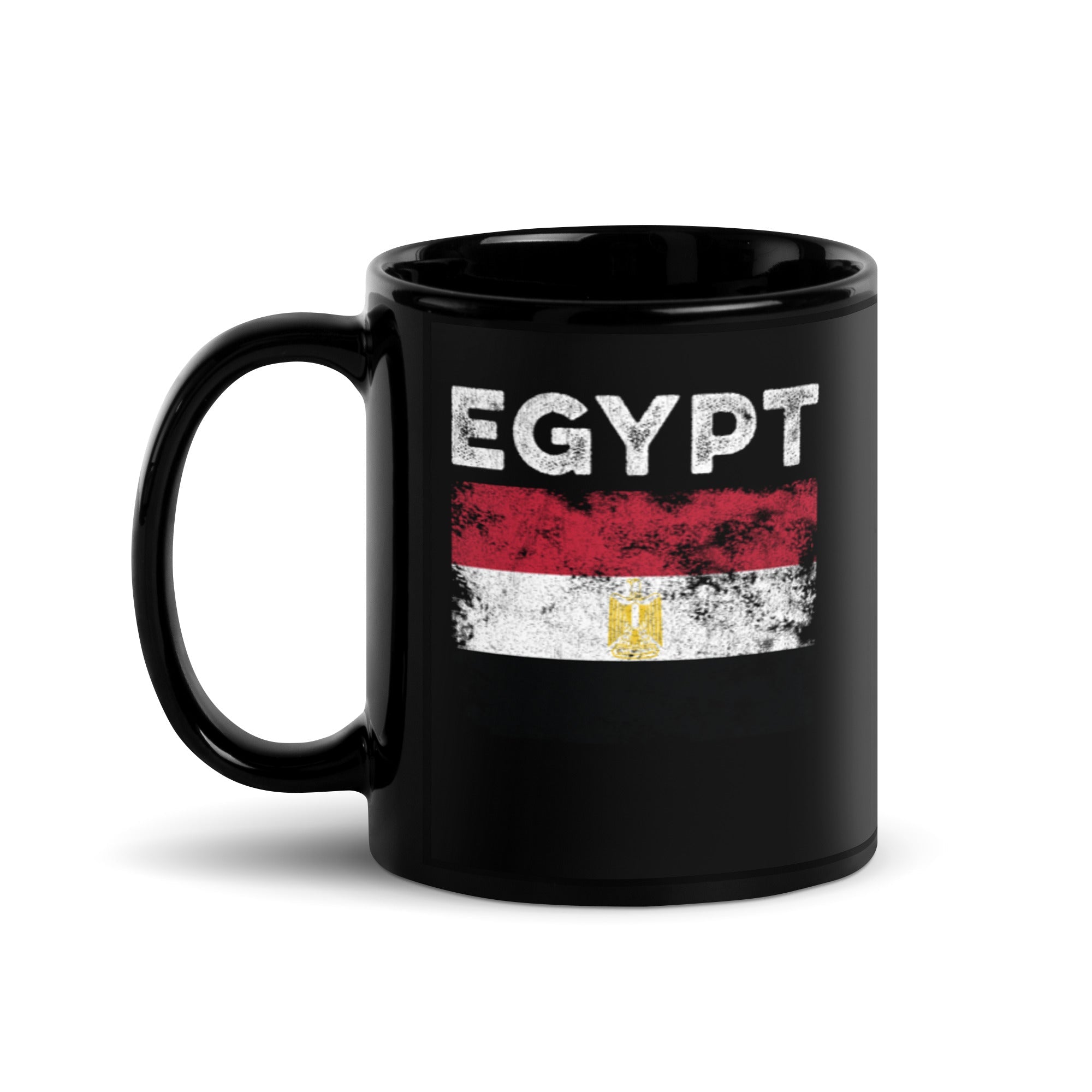 Egypt Flag Distressed - Egyptian Flag Mug