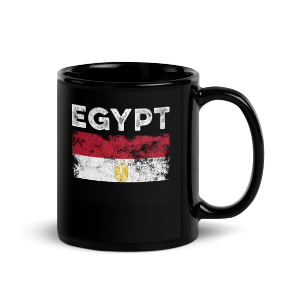 Egypt Flag Distressed - Egyptian Flag Mug