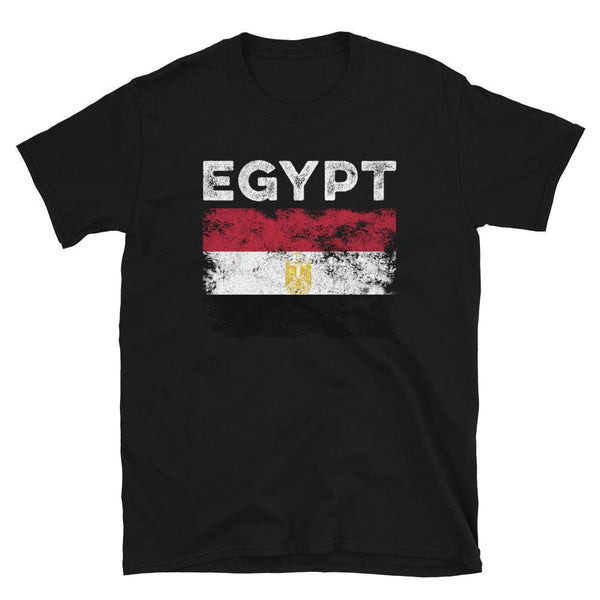 Egypt Flag Distressed - Egyptian Flag T-Shirt