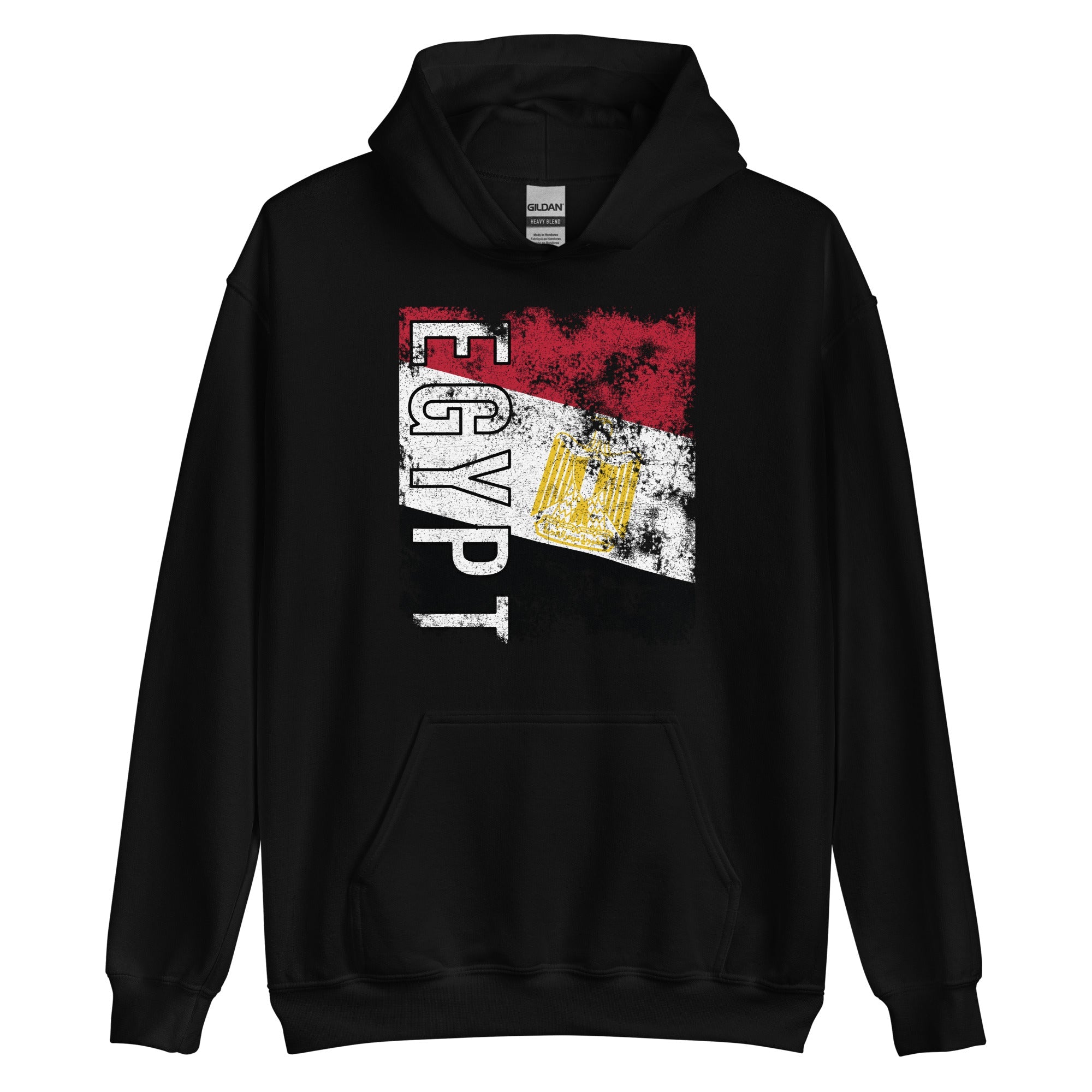 Egypt Flag - Distressed Flag Hoodie